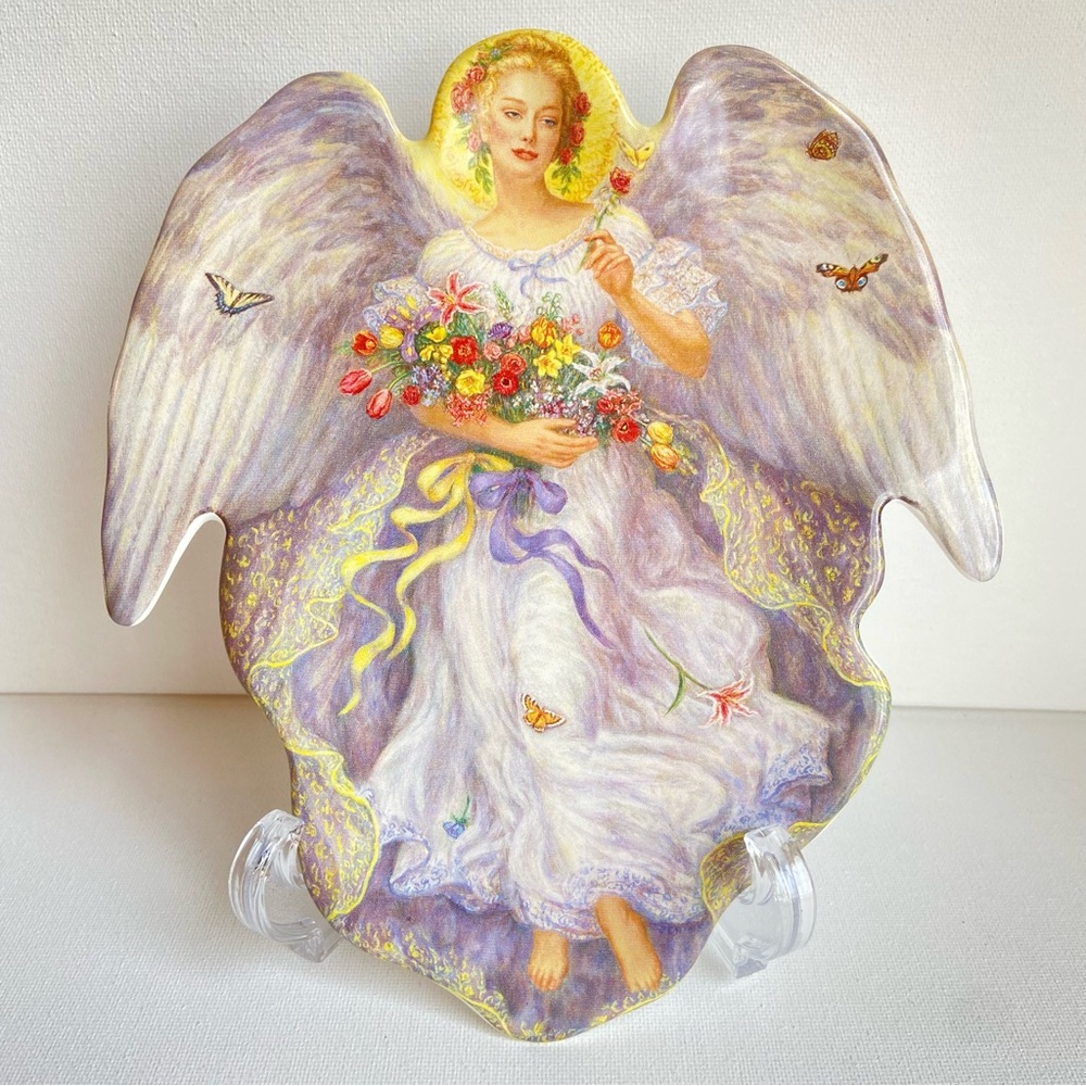 Summer’s Radiance Edgar Jerins Seasons of Joy The Bradford Exchange angel plate